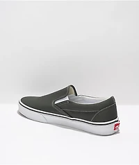 Vans Slip-On Charcoal & White Skate Shoes