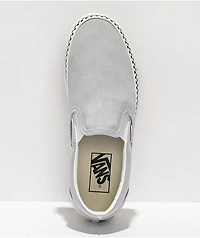 Vans Slip-On Checkerboard Foxing Grey Dawn Skate Shoes