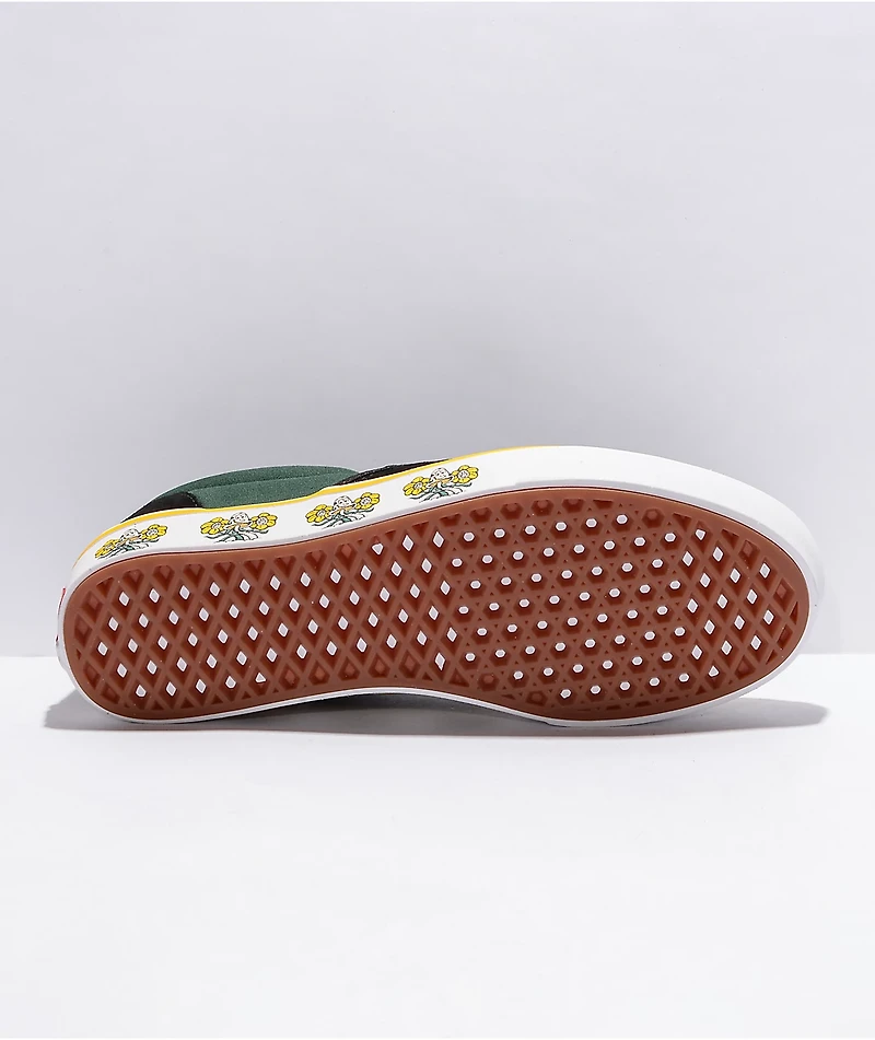 Vans Slip-On ComfyCush Trip Out Black & Sycamore Skate Shoes