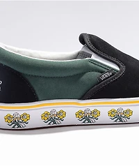 Vans Slip-On ComfyCush Trip Out Black & Sycamore Skate Shoes
