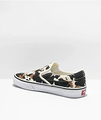Vans Slip-On Cow Brown, Black & White Skate Shoes