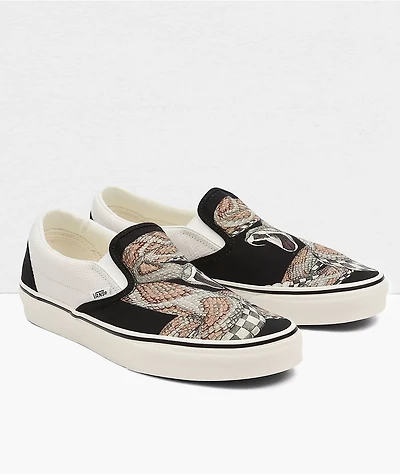 Vans Slip-On Desert Snake Black Skate Shoes