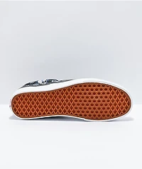 Vans Slip-On Flash Skulls Black & Multi Skate Shoes