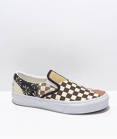 Vans Slip-On International Women‚Äôs Day Patchwork & True White Skate Shoes