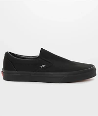 Vans Slip-On Monochromatic Black Skate Shoes
