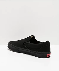 Vans Slip-On Monochromatic Black Skate Shoes
