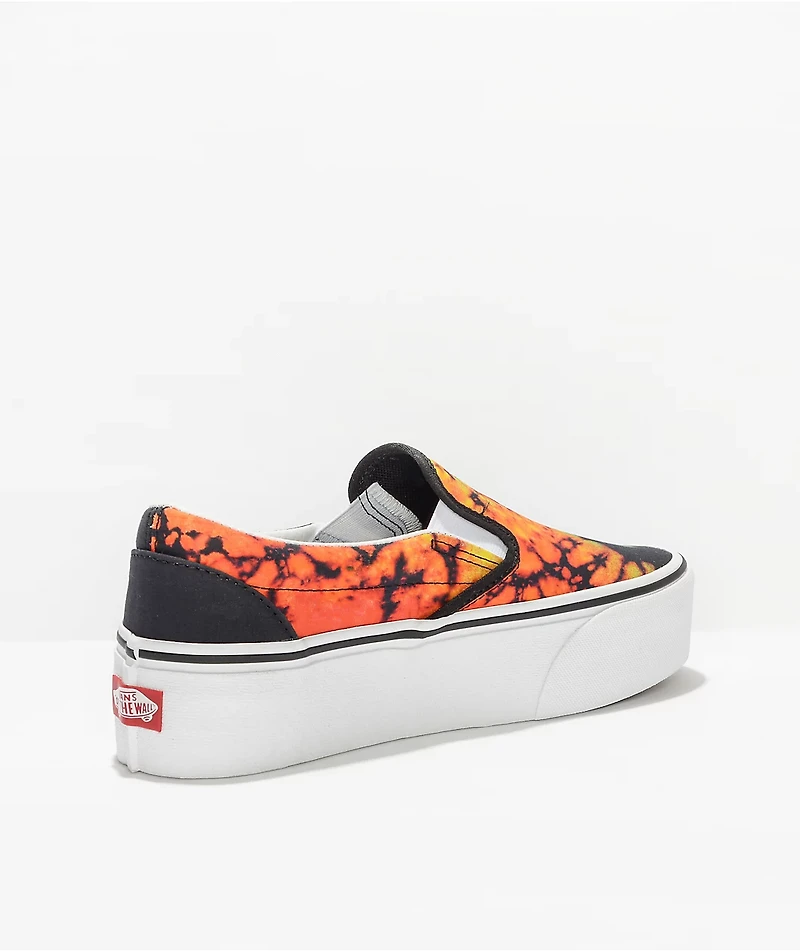Vans Slip-On Paradoxical Black Platform Shoes
