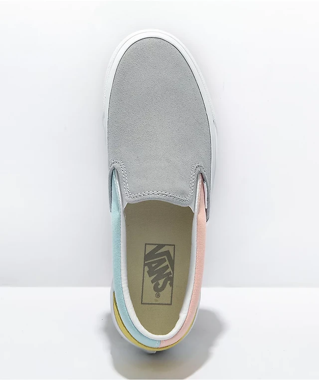 Vans Slip-On Pastel Colorblock Platform Shoes at Hamilton Place in
