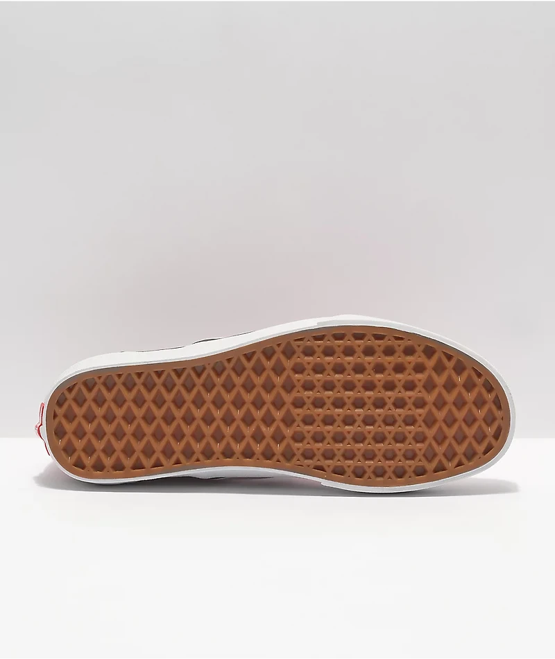 Vans Slip-On Pink Lemonade & White Skate Shoes