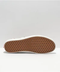 Vans Slip-On Red Roses White Skate Shoes