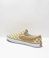 Vans Slip-On Taos Taupe Checkerboard Skate Shoes