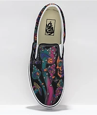 Vans Slip-On Trippy Drip Black Skate Shoes
