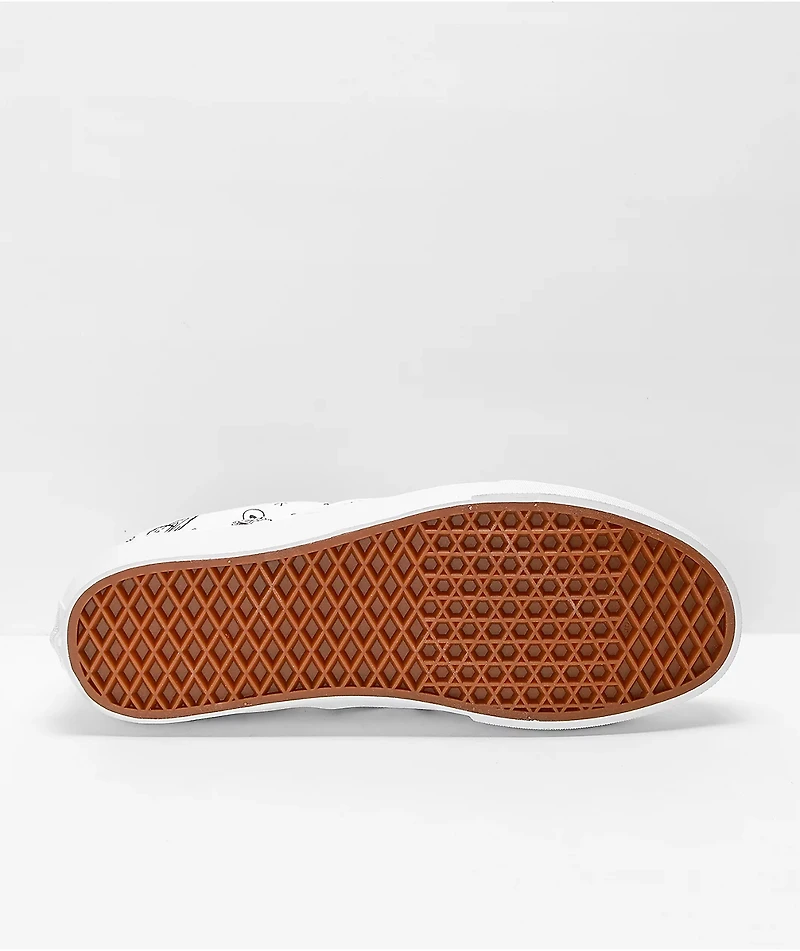 Vans Slip-On Unidentified U-Paint White Skate Shoes