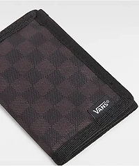Vans Slipped Checkerboard Black & Charcoal Trifold Wallet