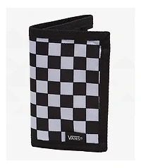 Vans Slipped Checkerboard Black & Charcoal Trifold Wallet