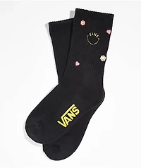 Vans Smile Black Crew Socks