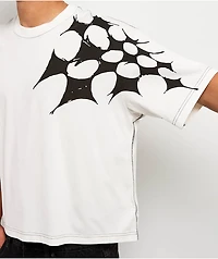 Vans Splatter Web White Boxy Crop T-Shirt