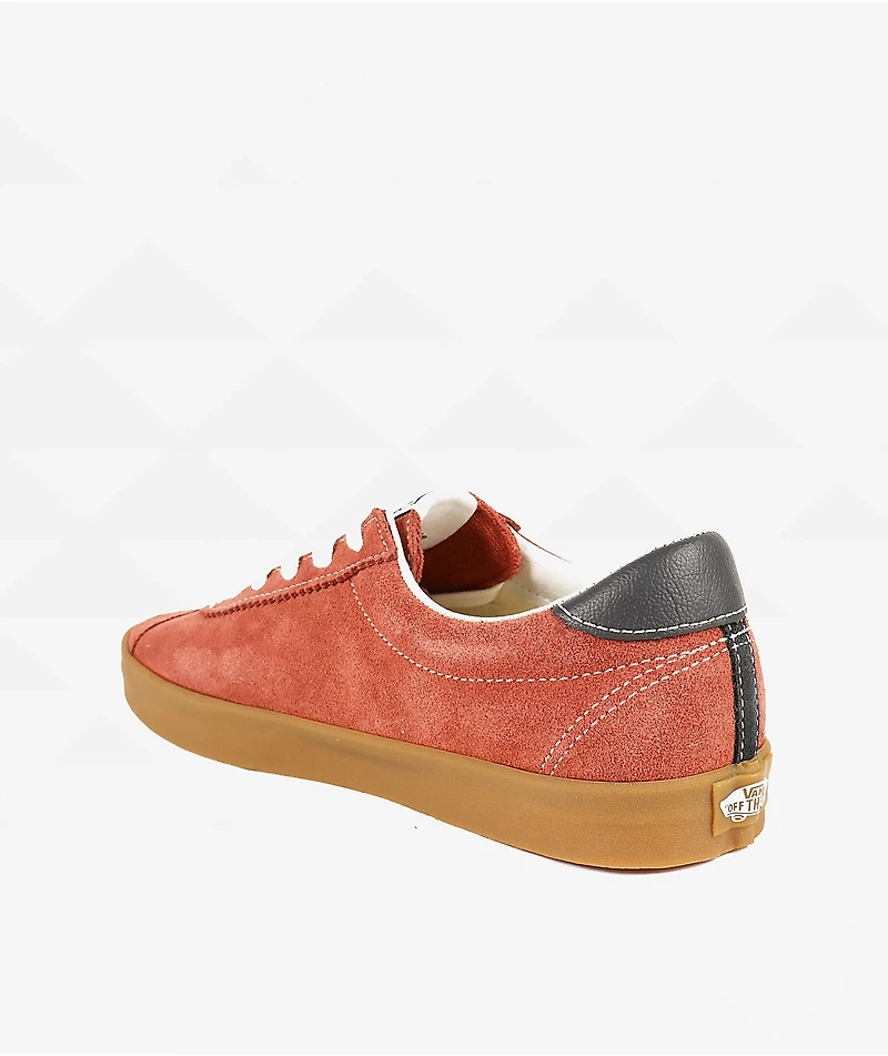 Vans Sport Low Red Ochre Skate Shoes