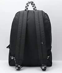 Vans Sporty Realm Black & Floral Checkerboard Backpack