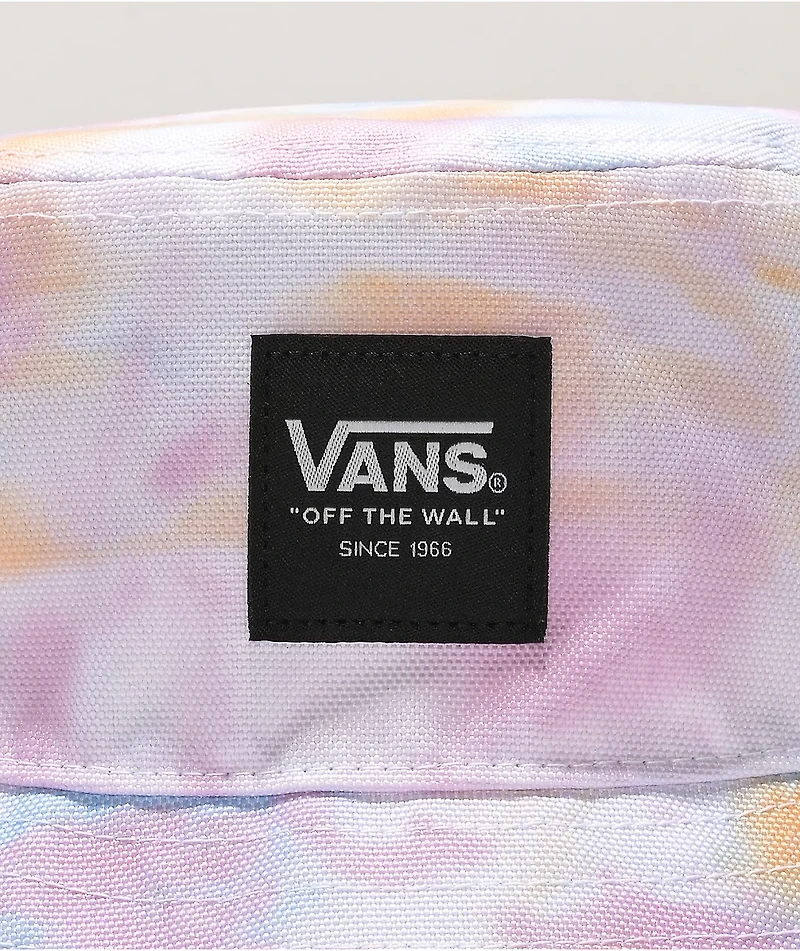 Vans Step Up White & Multi Tie Dye Bucket Hat