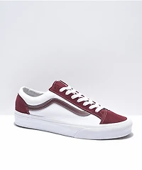 Vans Style 36 Sport Port Royale & White Skate Shoes