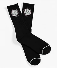 Vans Sunface Black Crew Socks