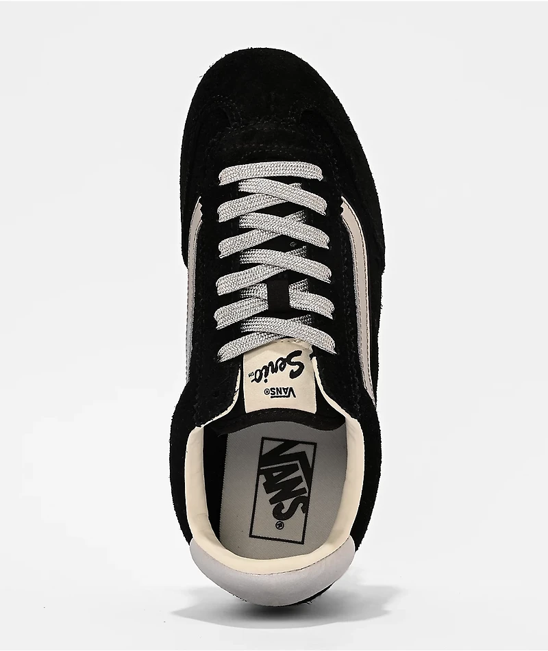 Vans Super Lowpro Black & Silver Grey Shoes