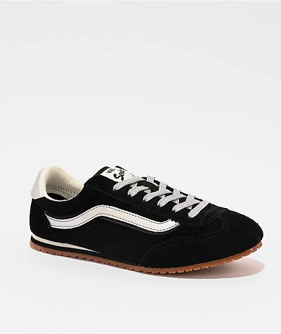 Vans Super Lowpro Black & Silver Grey Shoes