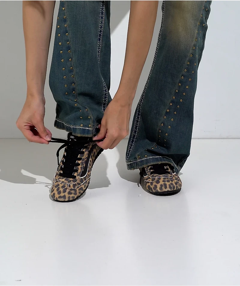 Vans Super Lowpro Leopard Print Shoes