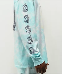 Vans The Experience Green & Gold Tie Dye Long Sleeve T-Shirt