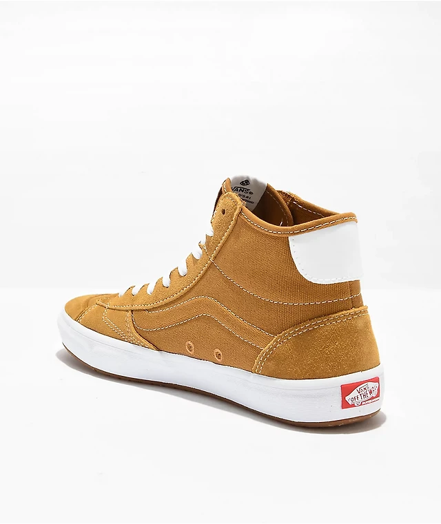 Vans The Lizzie Gold White Skate Shoes Liberty Center