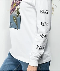 Vans Triple Down White Long Sleeve T-Shirt
