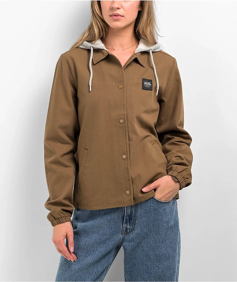 Vans Tripp Brown Hooded Jacket