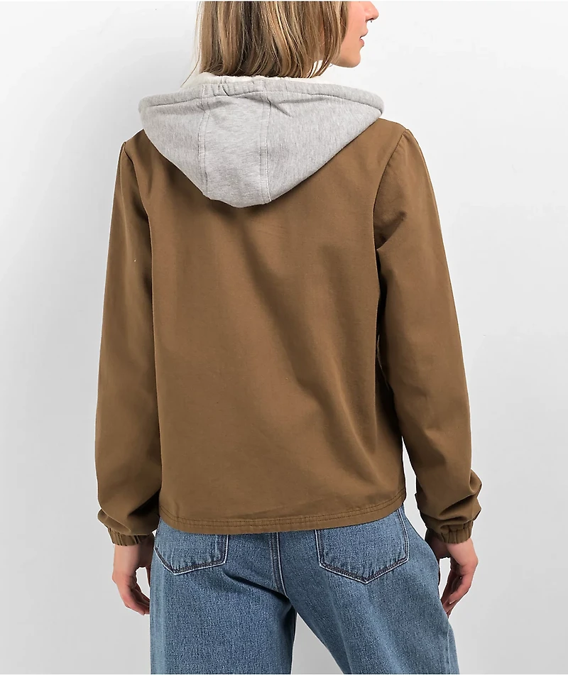 Vans Tripp Brown Hooded Jacket