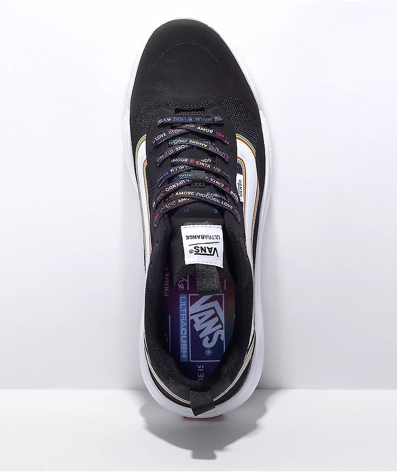Vans UltraRange EXO Pride Black & White Shoes