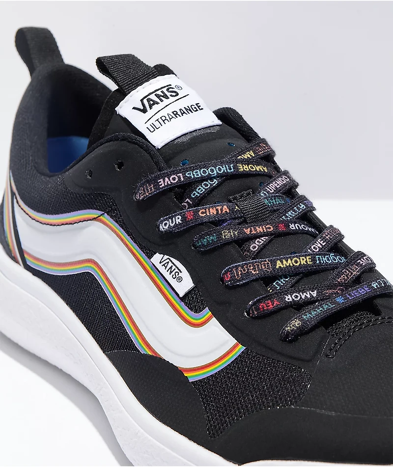Vans UltraRange EXO Pride Black & White Shoes