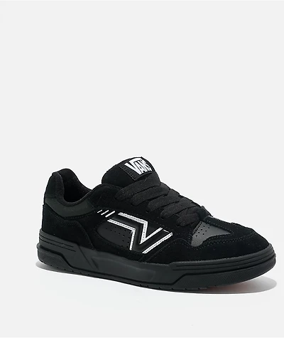 Vans Upland Black & White Skate Shoes