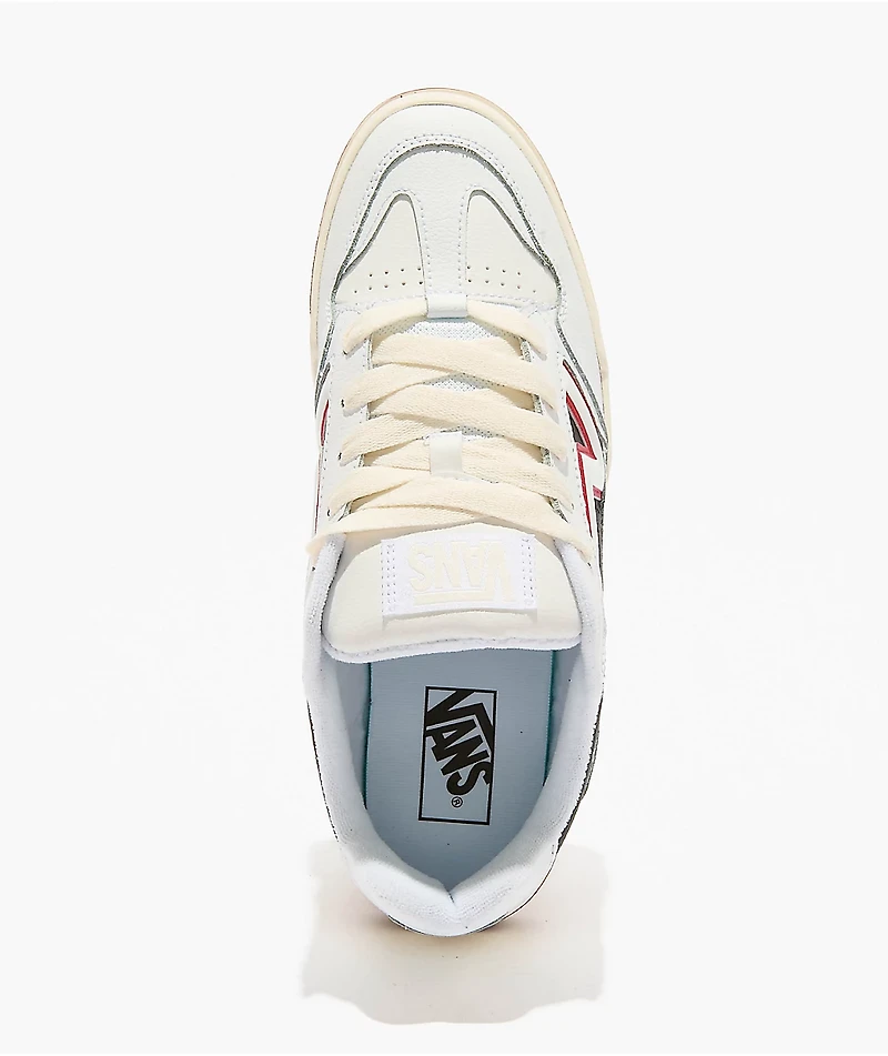 Vans Upland White & Black Skate Shoes