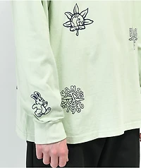 Vans Vintage Peace Of Mind Green Long Sleeve T-Shirt