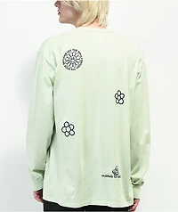 Vans Vintage Peace Of Mind Green Long Sleeve T-Shirt