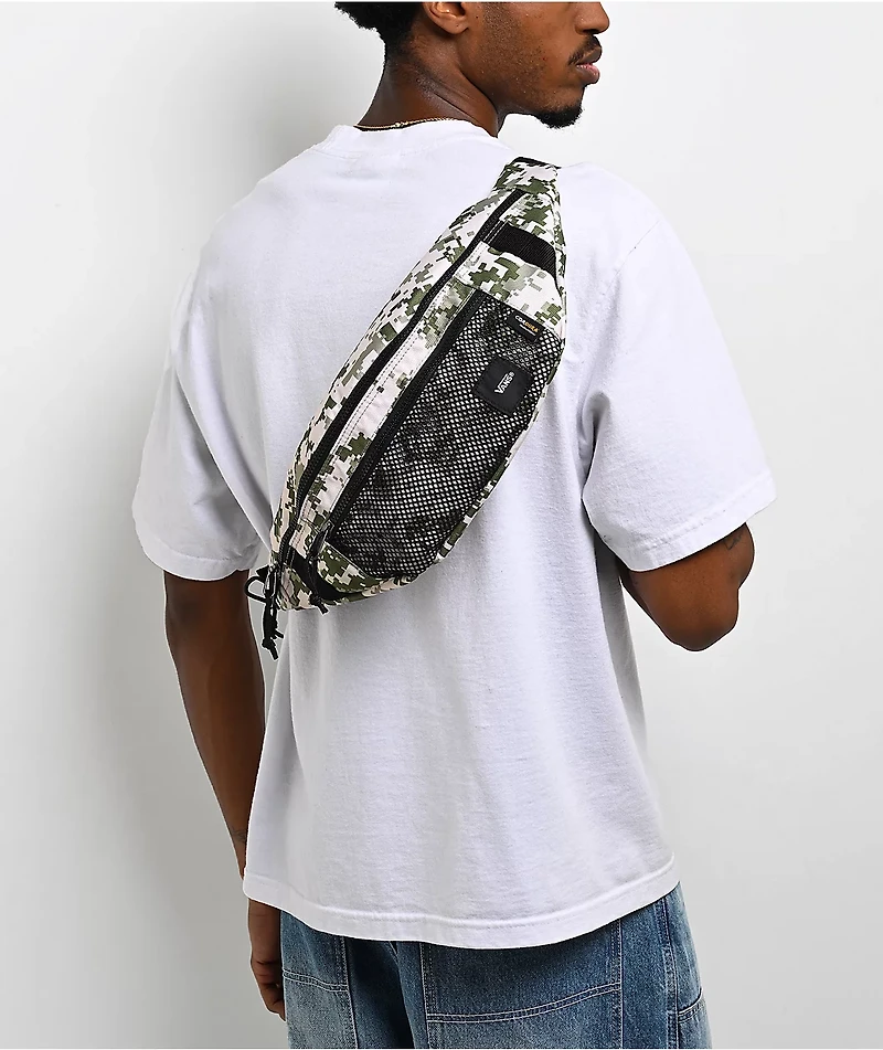Vans Ward Digi Camo Green & Natural Fanny Pack