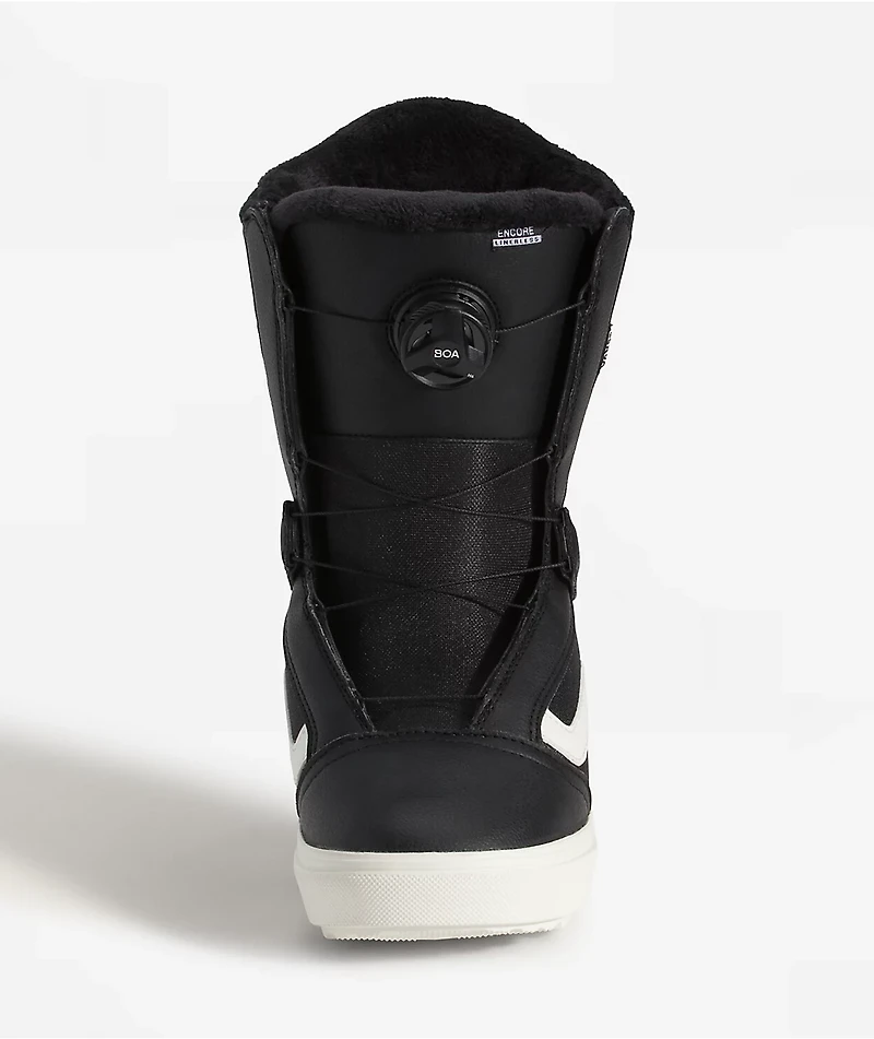 Vans Women's Encore Linerless Black & White Snowboard Boots 2026