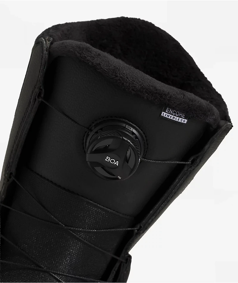 Vans Women's Encore Linerless Black & White Snowboard Boots