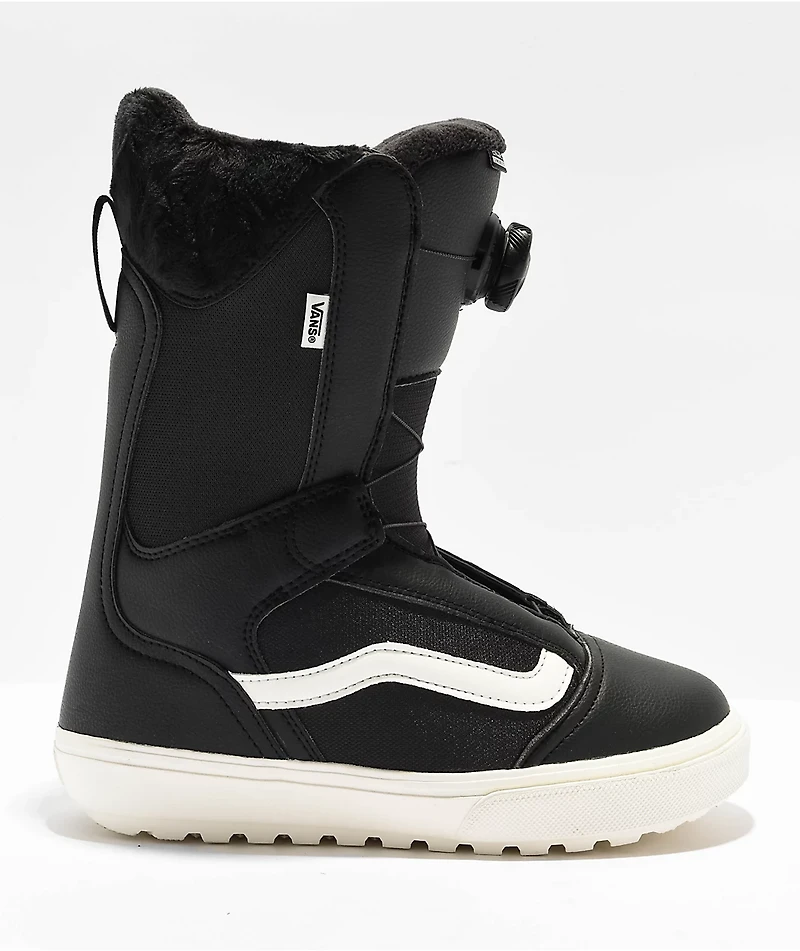 Vans Women's Encore Linerless Boa Black & White Snowboard Boots 2024