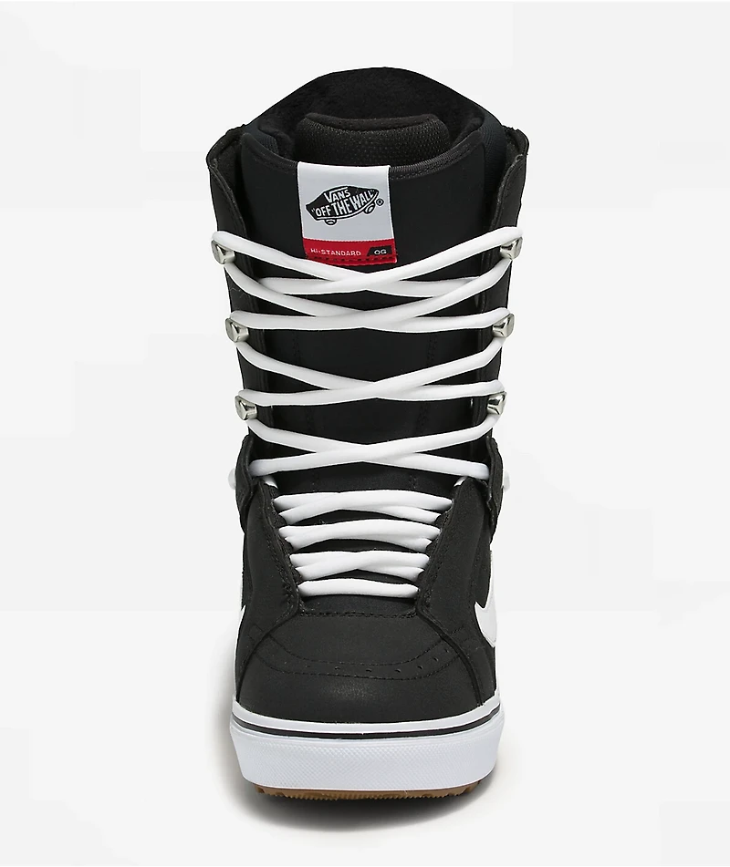Vans Women's Hi-Standard Pro Black & White Snowboard Boots 2026