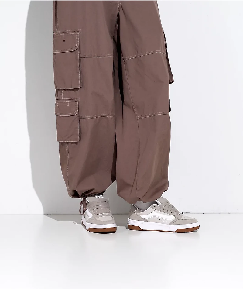 Vans Women's Hylane Mushroom & Beige Skate Shoes