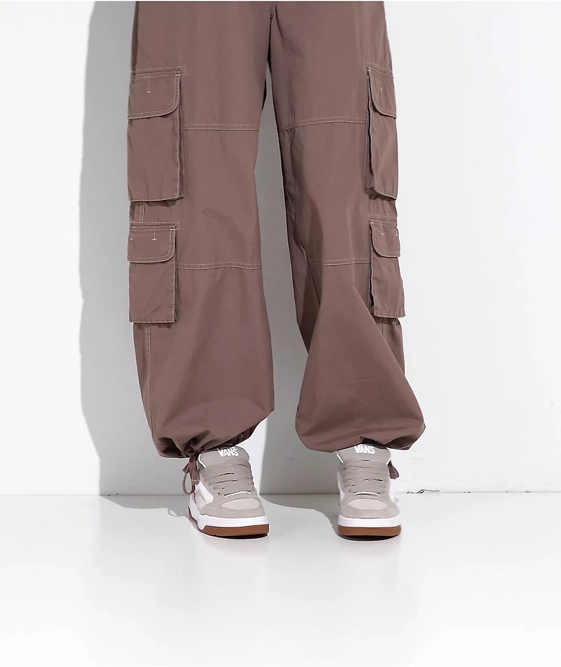 Vans Women's Hylane Mushroom & Beige Skate Shoes