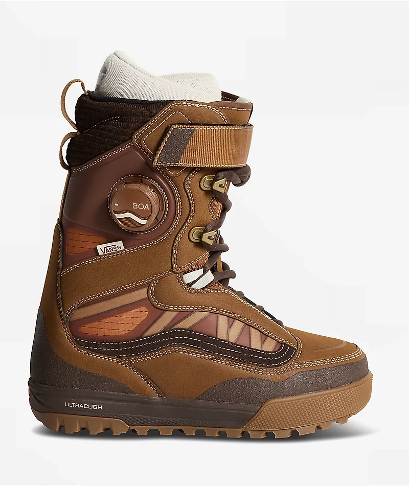 Vans Women's Luna Pro Glazed Ginger Brown & Gum Brown Snowboard Boots 2026