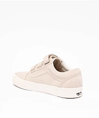 Vans Women's Old School V Mushroom & White Skate Shoes