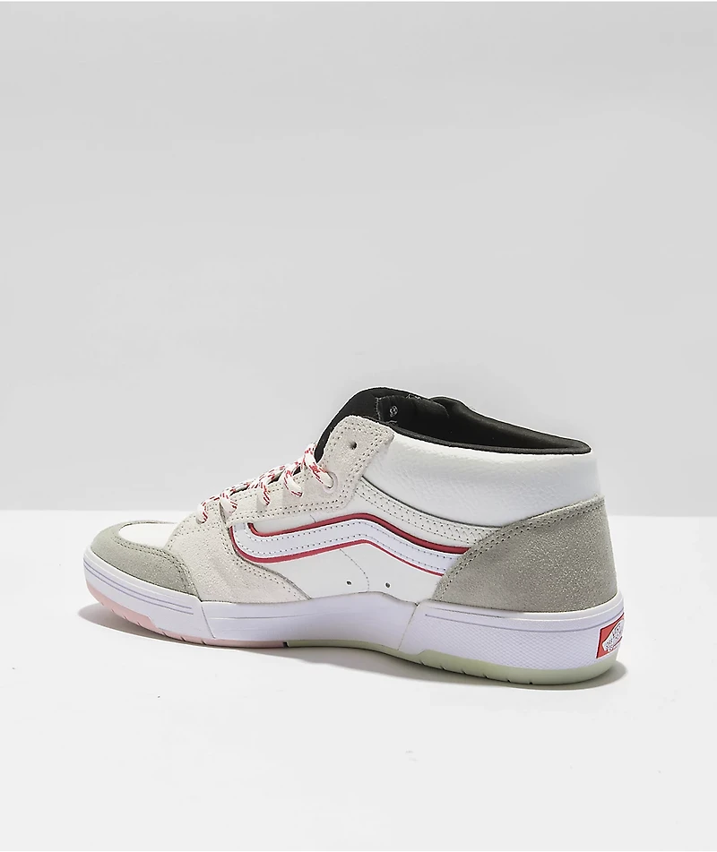 Vans Zahba Mid Grey & Multi Skate Shoes